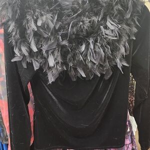 Worthington Black Velvet Outfit